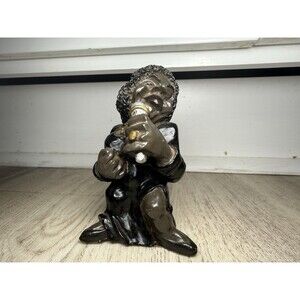 Vintage Flomo Unlimited Singer Figurine Microphone Resin Decor CH-GT321